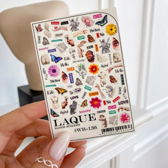 Sticker Design WB136 (Wasserlösliche Aufkleber) von Laque