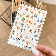 Sticker Design WB159 (Wasserlösliche Aufkleber) von Laque