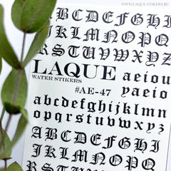 Sticker Design AE47 von LAQUE (Wasserlösliche Aufkleber)