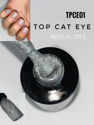 Top Cat Eye Reflect Flash (Gel lucido senza strato di dispersione riflettente) 8ml di NOGTIKA