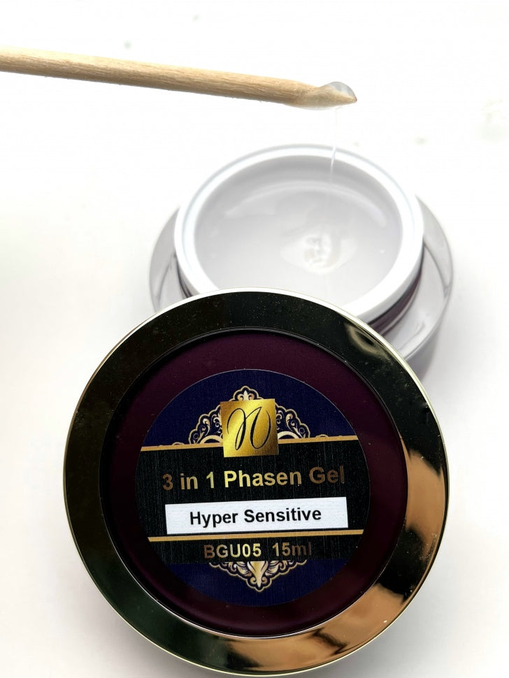 3 in 1 Phase Gel 'Hyper Sensitive' 5 ml or 15ml