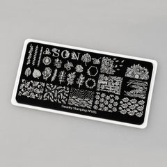 Stamping Platte Schablone  Nr. 085 von Swanky