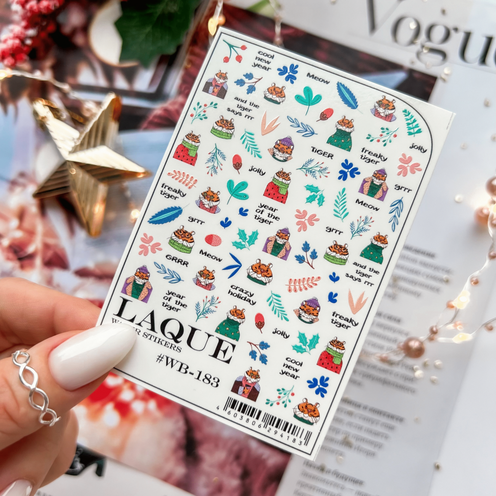 Sticker Design WB183 (Water-soluble Stickers) by Laque Wintermotive