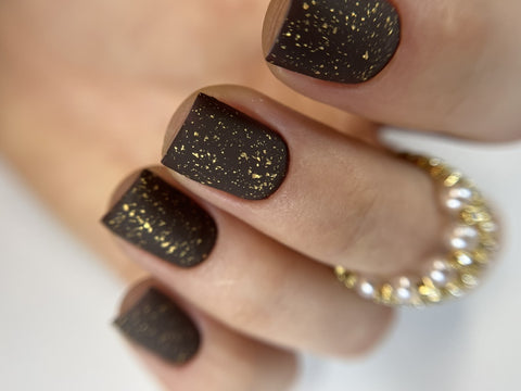 Top Potal matt in Gold (gel senza strato di dispersione) 8ml di NOGTIKA