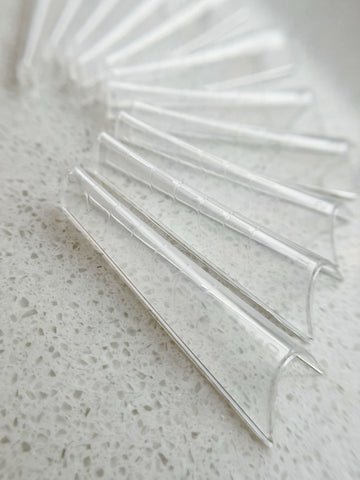 Dual Nageltips klar C-Kurve und schmale Spitze 12 St.