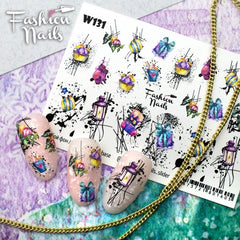 Sticker Design W131 (Wasserlösliche Aufkleber)