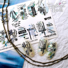 Sticker Design W133 (Wasserlösliche Aufkleber)