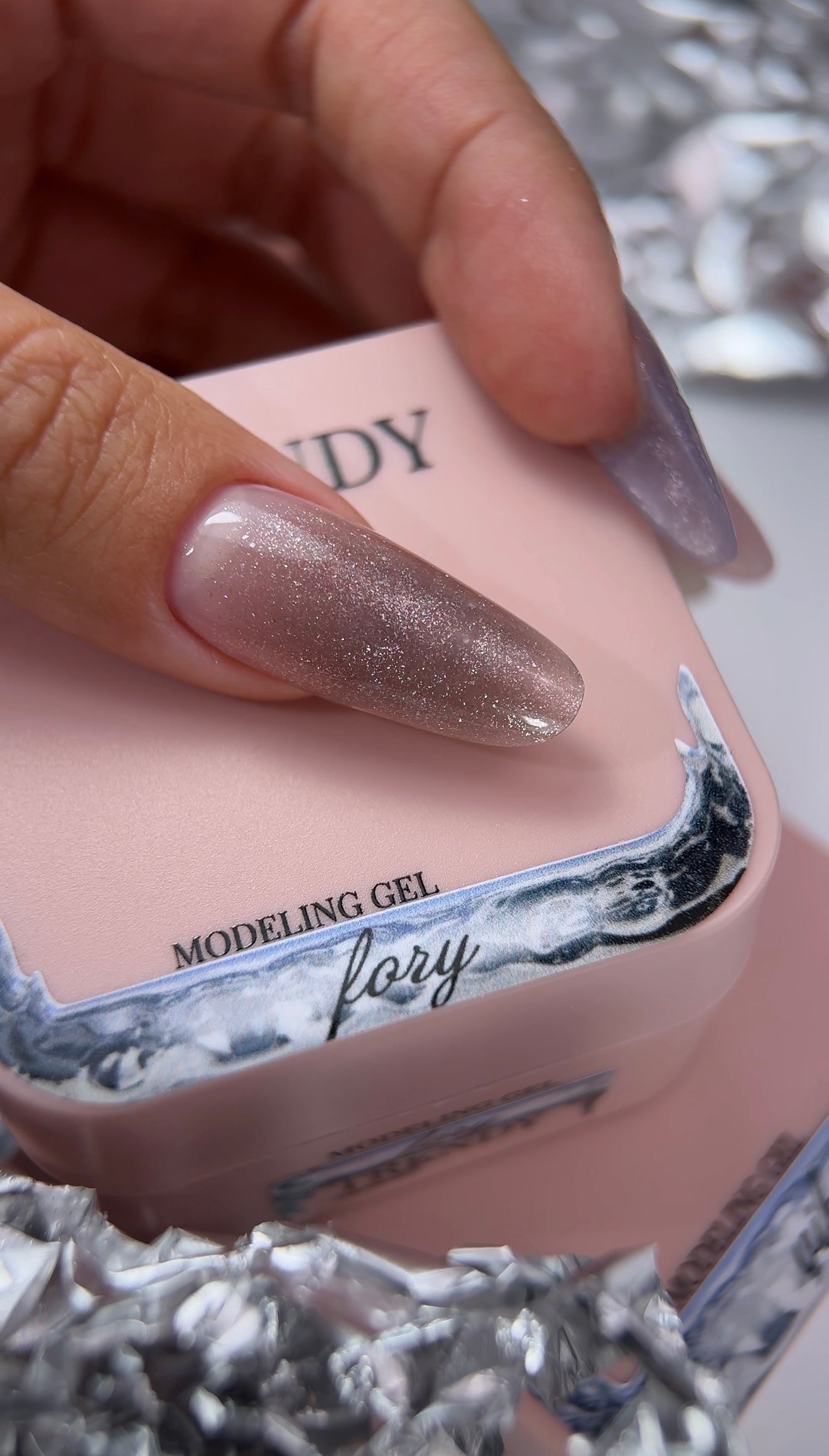 Modeling Gel selbstglättend „Fory“ Silver-Gold Collection (15ml/30ml) (TPO-Free)