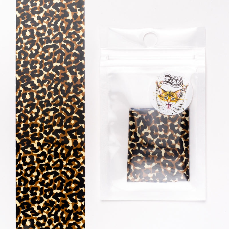 Transfer foil 'Leopard' in different colors from ZOO Nail