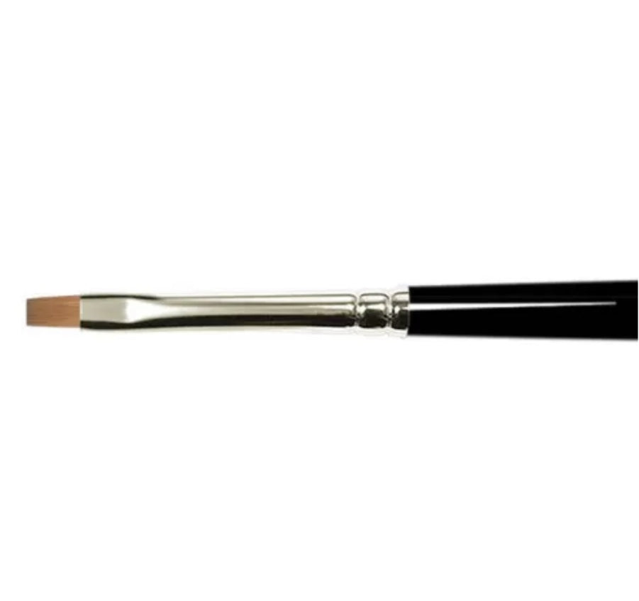 Brush for nail design 'flat' flat, square No. 4