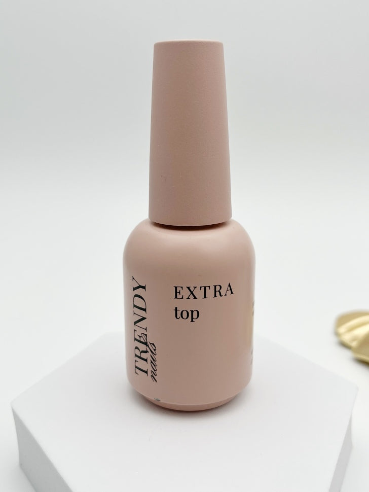 Fast Top Gel NO WIPE 15ml by Trendy Nails without UV protection for dark tones