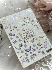 Slider mit Folie (Wasserlösliche Aufkleber) von VS Nails 193 COMBI FOIL