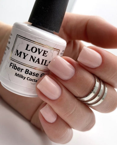 Fiber Base Gel für Problem-Nägel 5ml-50ml (Milky Coctail) TPO-free
