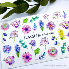 3D Sticker Design 3D33 (Wasserlösliche Aufkleber)