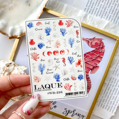 Sticker Design WB216 (Wasserlösliche Aufkleber) von Laque