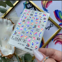 Sticker Design CF-65 (Wasserlösliche Aufkleber) von Laque