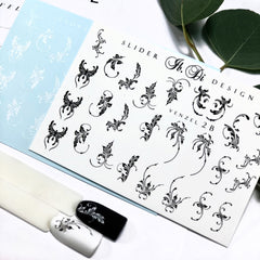 Sticker VENZEL 2 Bianco IBDI Nails