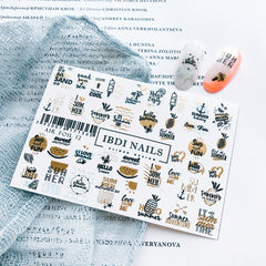 Sticker Air Foil 12 von IBDI Nails