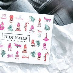 Sticker COLORFUL Nr. 57 von IBDI Nails