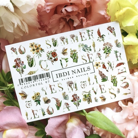 Sticker COLORFUL Nr. 97 di IBDI Nails