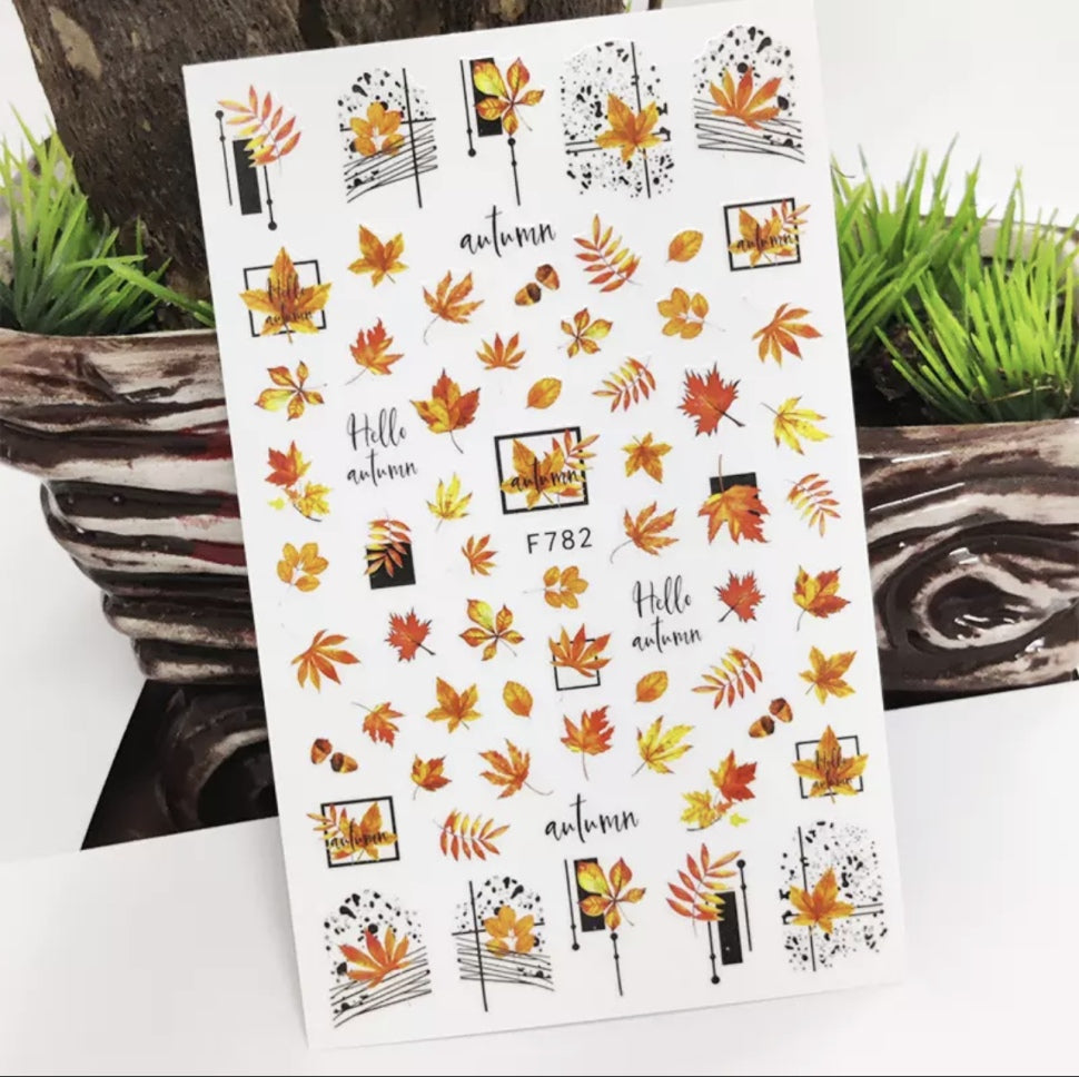 sticker autumn motifs