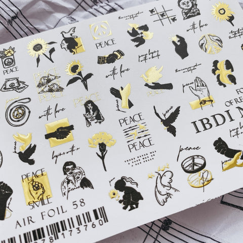 Sticker Air Foil 58 di IBDI Nails
