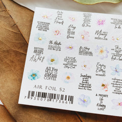 Sticker Air Foil 52 von IBDI Nails