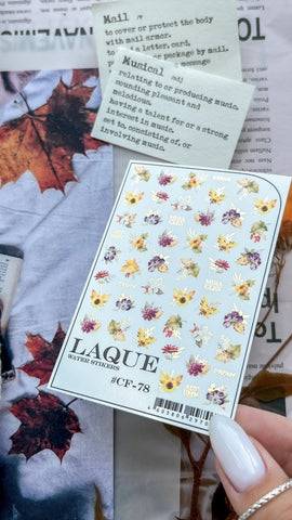 Sticker Design CF78 (Wasserlösliche Aufkleber) von Laque