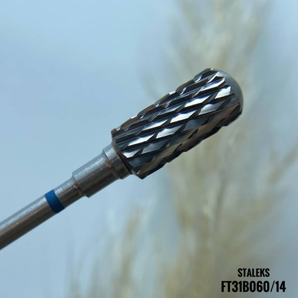 Milling cutter attachment carbide bit medium (blue) in sizes: 5.0mm and 6.0mm from STALEKS