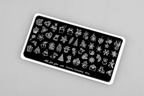 Stamping Platte Schablone arti for you Nr. 015 von Swanky