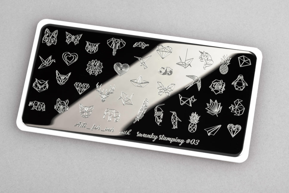 Stamping Plate Stencil arti for you No. 03 by Swanky