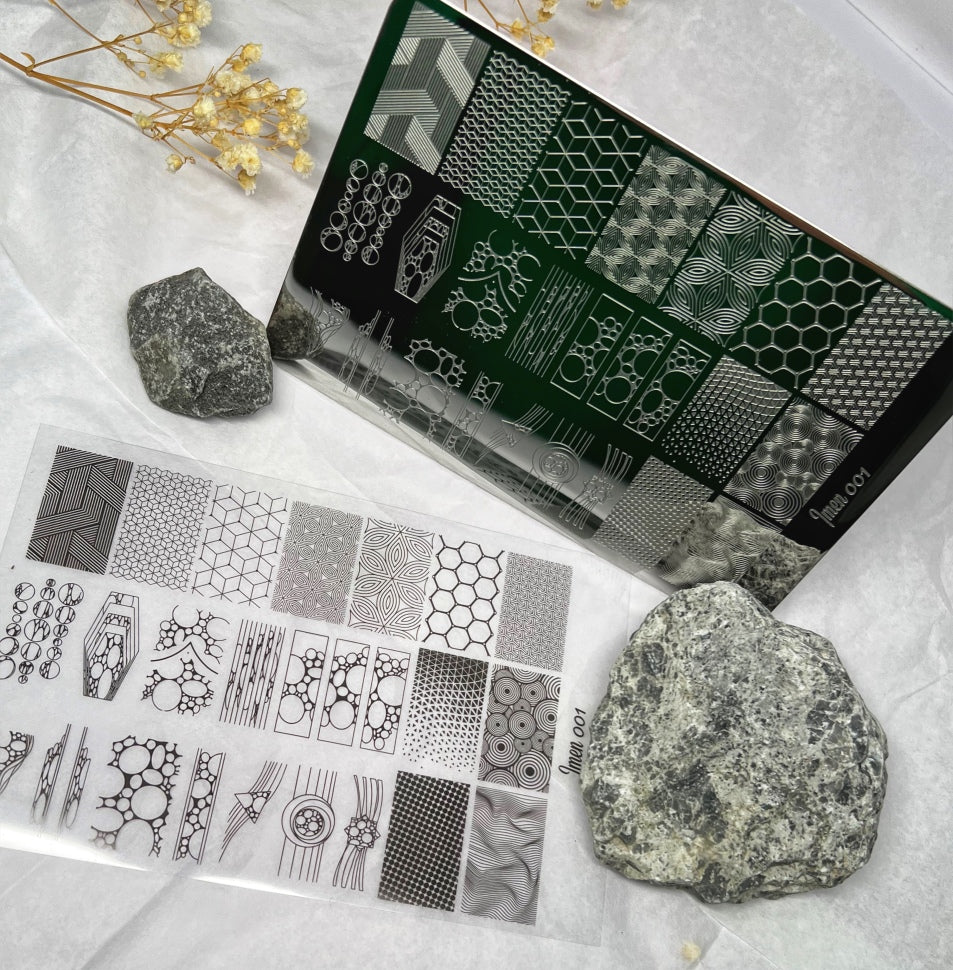 Stamping Plate Template No.1 by Imen
