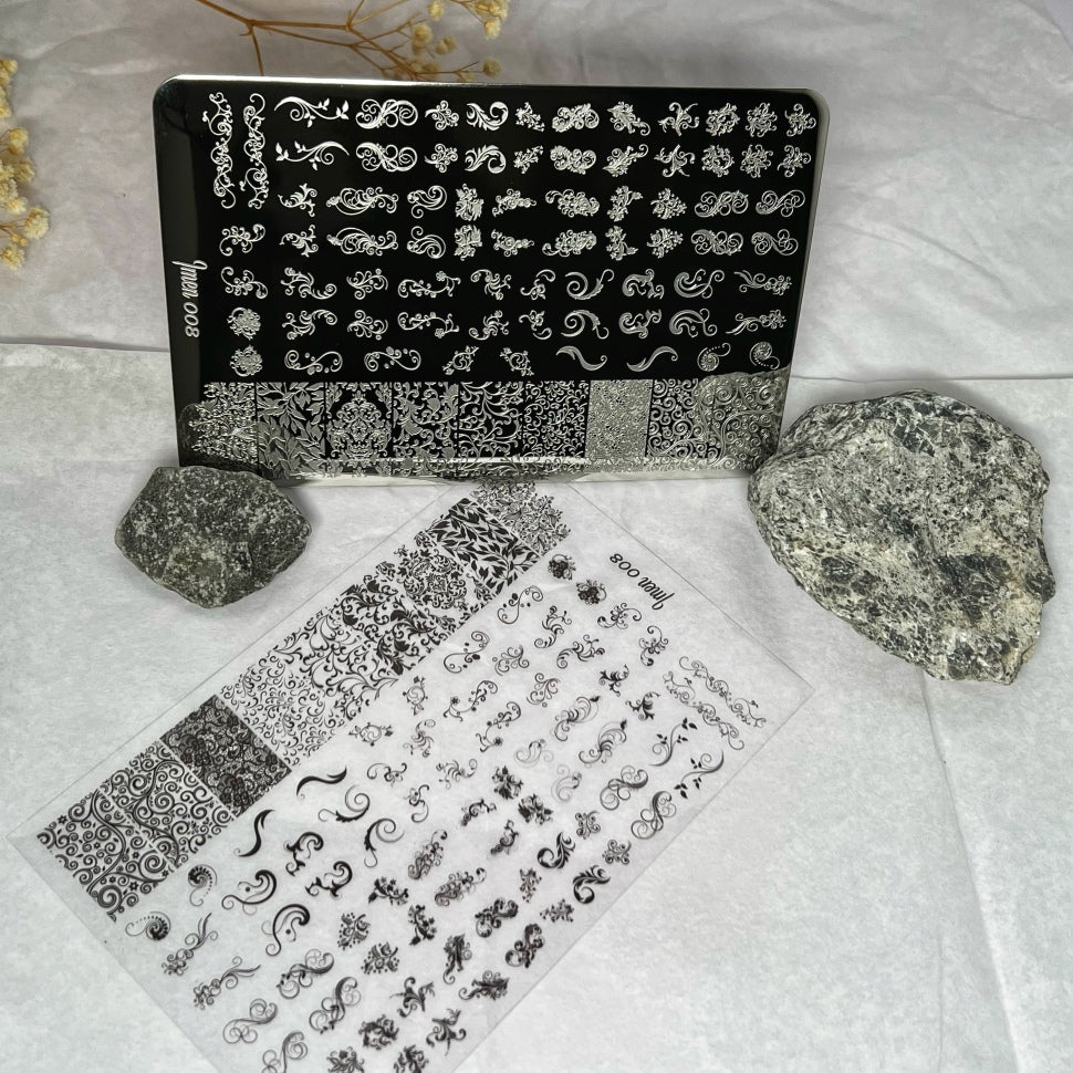 Stamping Plate Stencil No. 08 by Imen