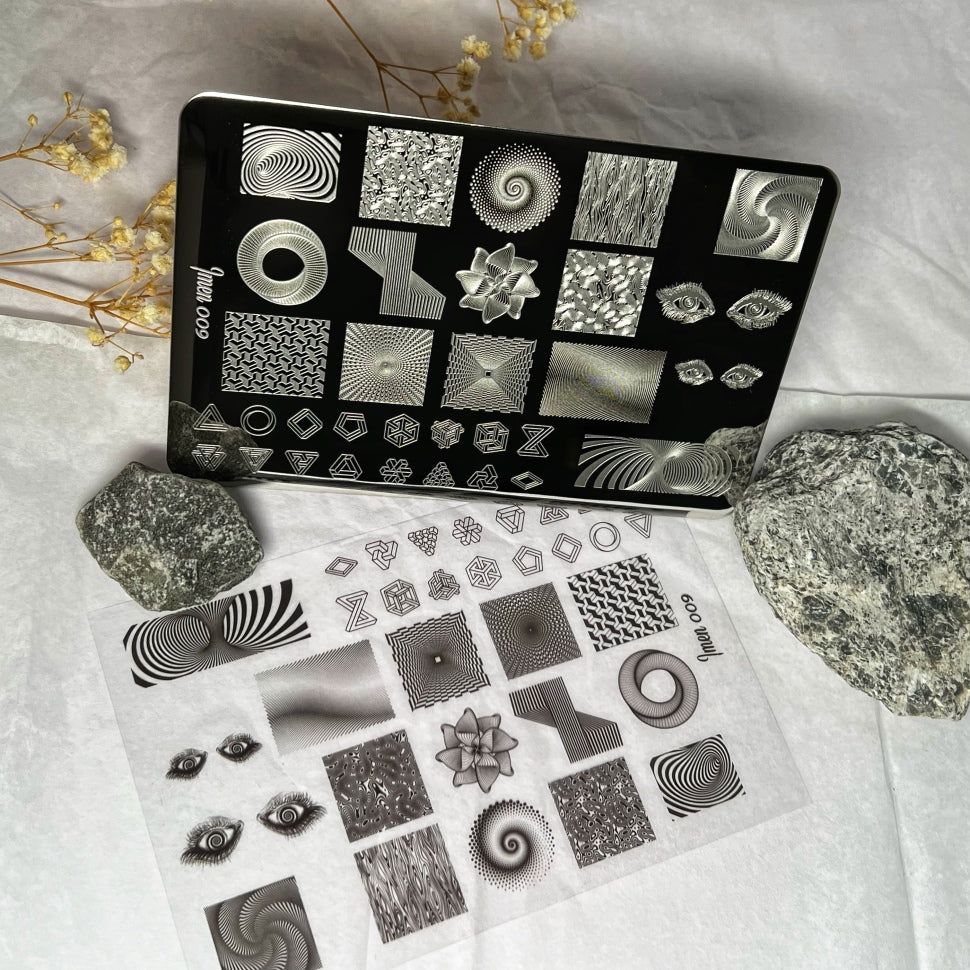 Stamping Plate Stencil No. 09 by Imen