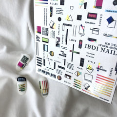 Sticker LUX 03 von IBDI Nails