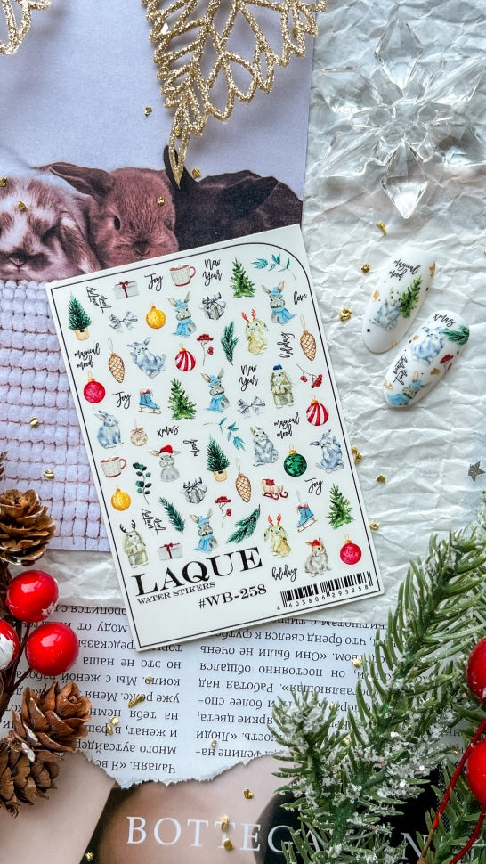 Sticker Design WB258 (Water-soluble Stickers) by Laque