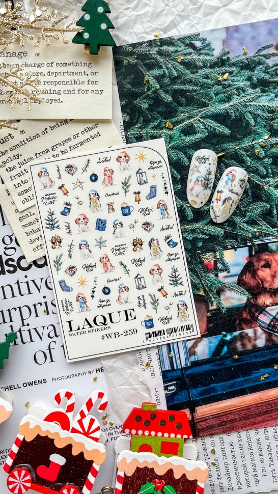 Sticker Design WB259 (Water-soluble Stickers) by Laque