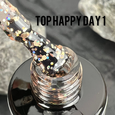 Top Happy Day 1 (Smalto di finitura senza strato appiccicoso) 8ml di NOGTIKA
