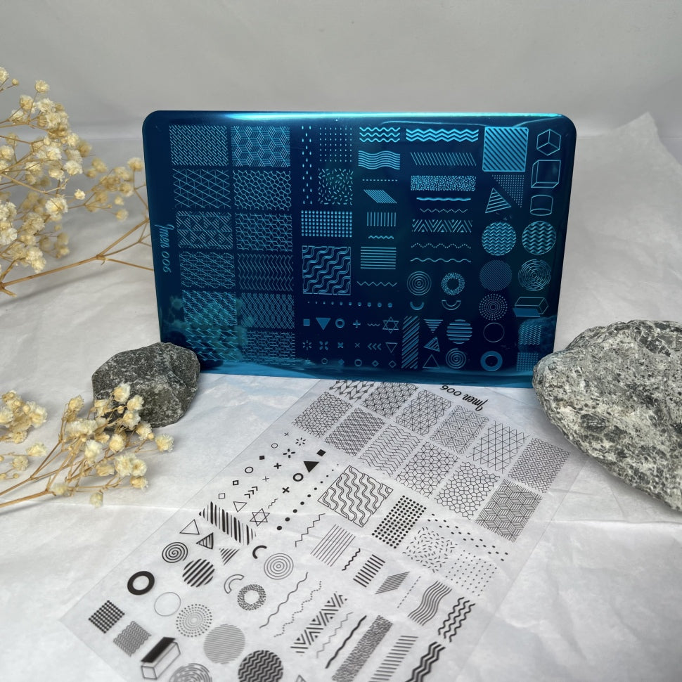 Stamping Plate Stencil No. 06 by Imen