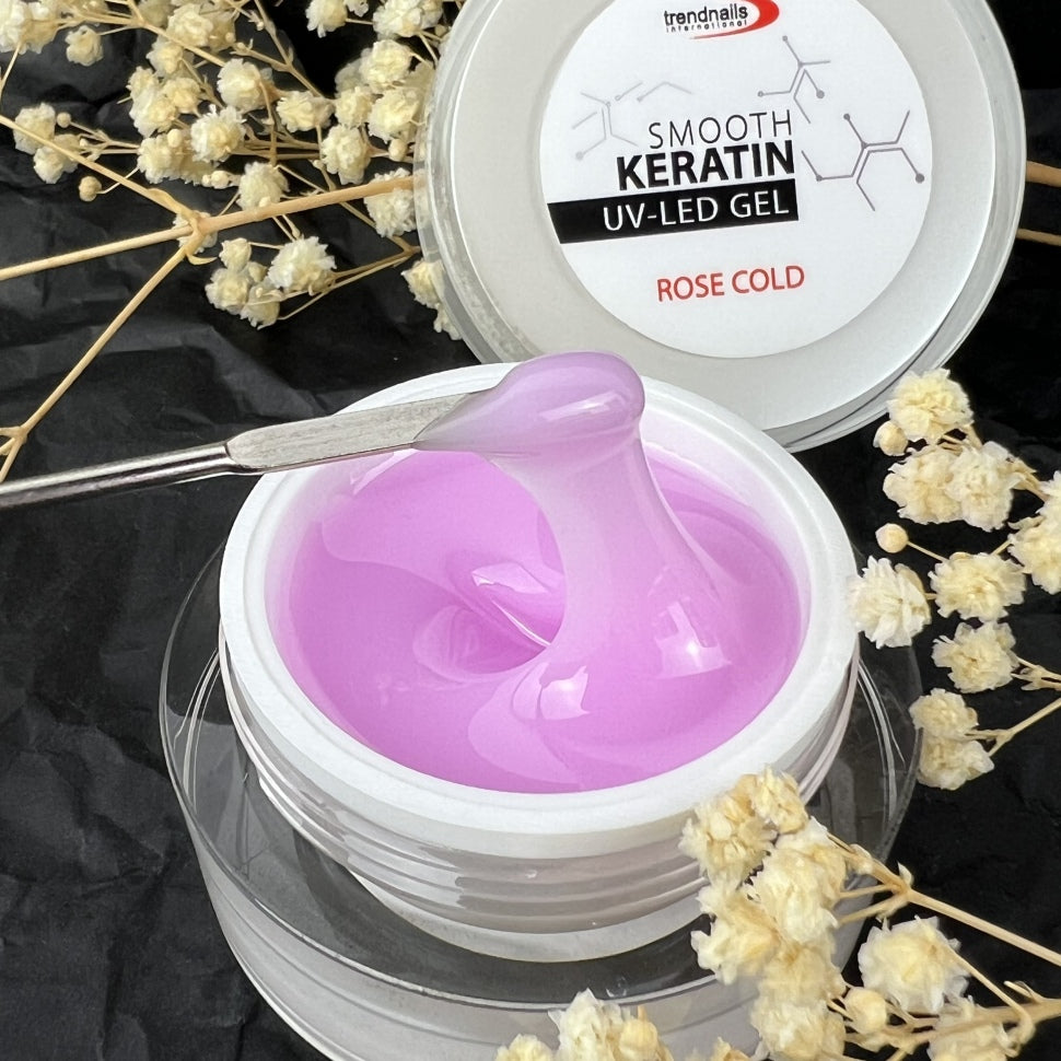 Gel UV-LED Keratin Rosa Freie HEMA 5ml-30ml di Trendnails