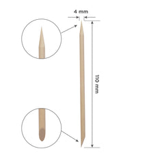 Maniküre Holzstäbchen (Rosenholz) (110 mm, 100Stück)