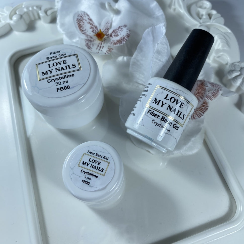 Fiber Base Gel for problem nails 5-30ml (Crystalline)
