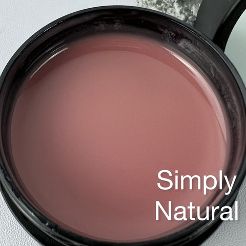 Rubber Gel Fiber+V – Simply Natural 5-30ml von Trendnails TPO-Free