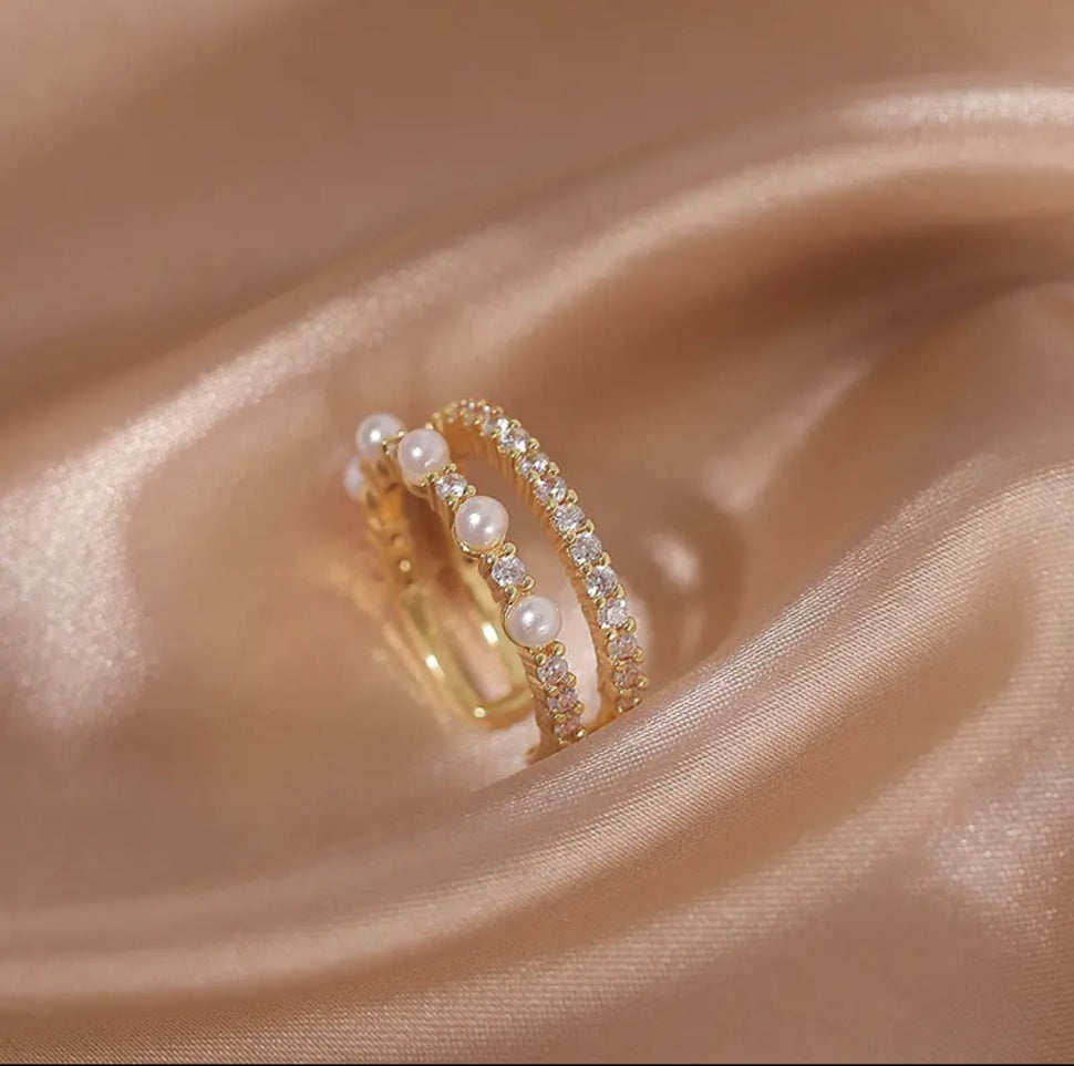 Anello da donna adatto per tutte le taglie in oro 19