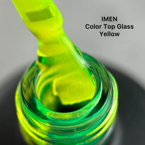 Imen Color Top (senza strato di appannamento) 15ml Vetro Giallo