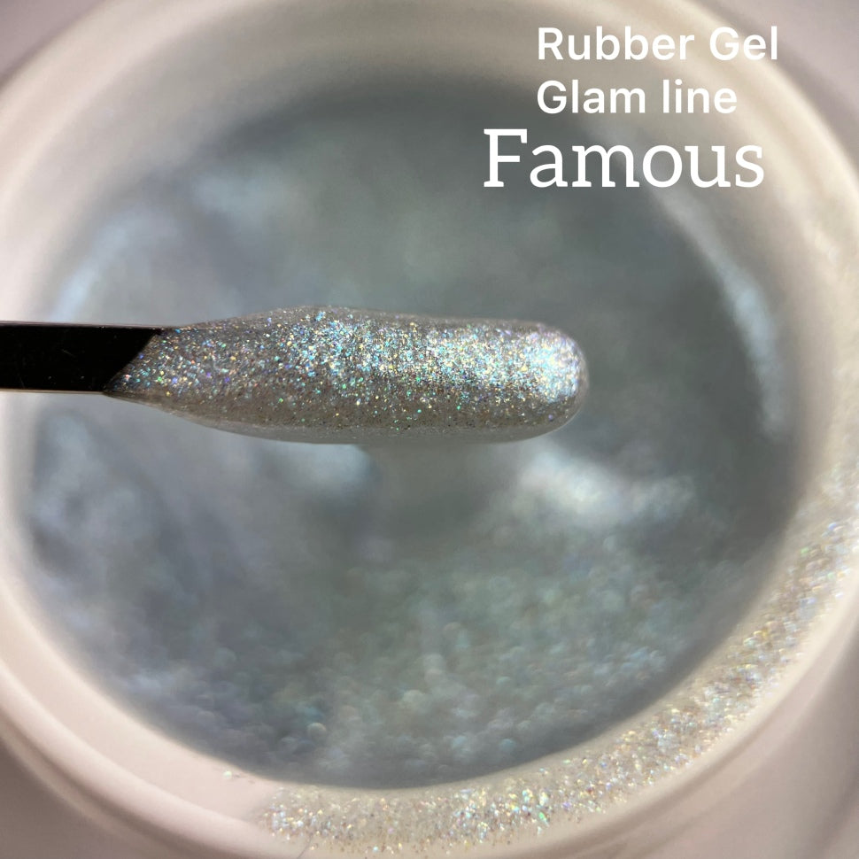 Rubber Gel Glam Line "Famoso" 15ml di Trendnails