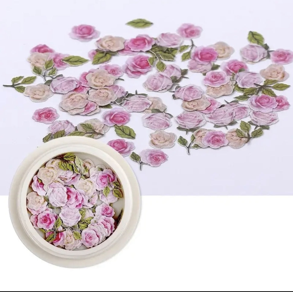 Nailart Metallic Rose