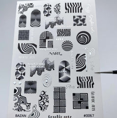 Sticker 0067 Silber von NARTex