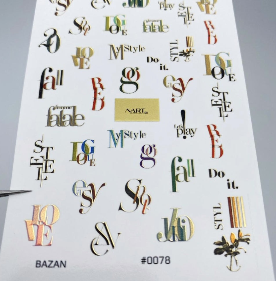 Sticker 0078 Oro di NARTex