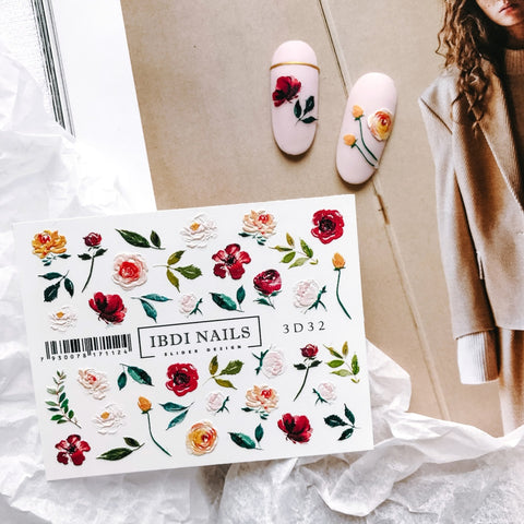 Sticker 3D32 IBDI Nails